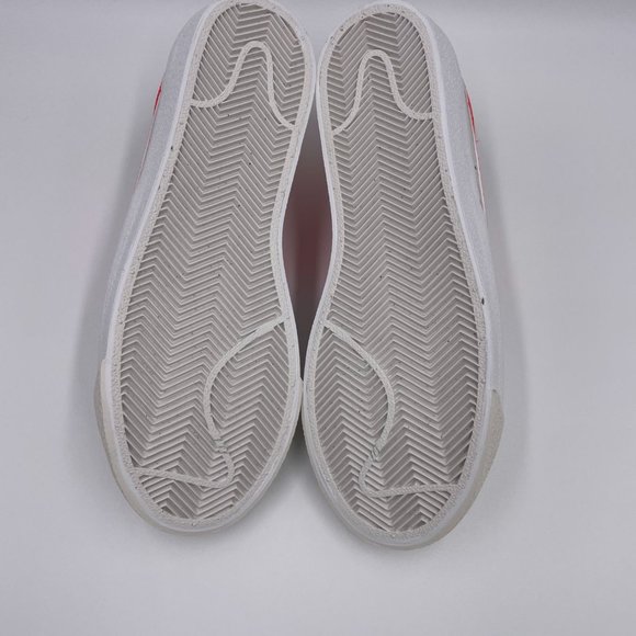 Nike Blazer Low ' 77 White / Crimson Womens Shoes - Picture 6 of 8